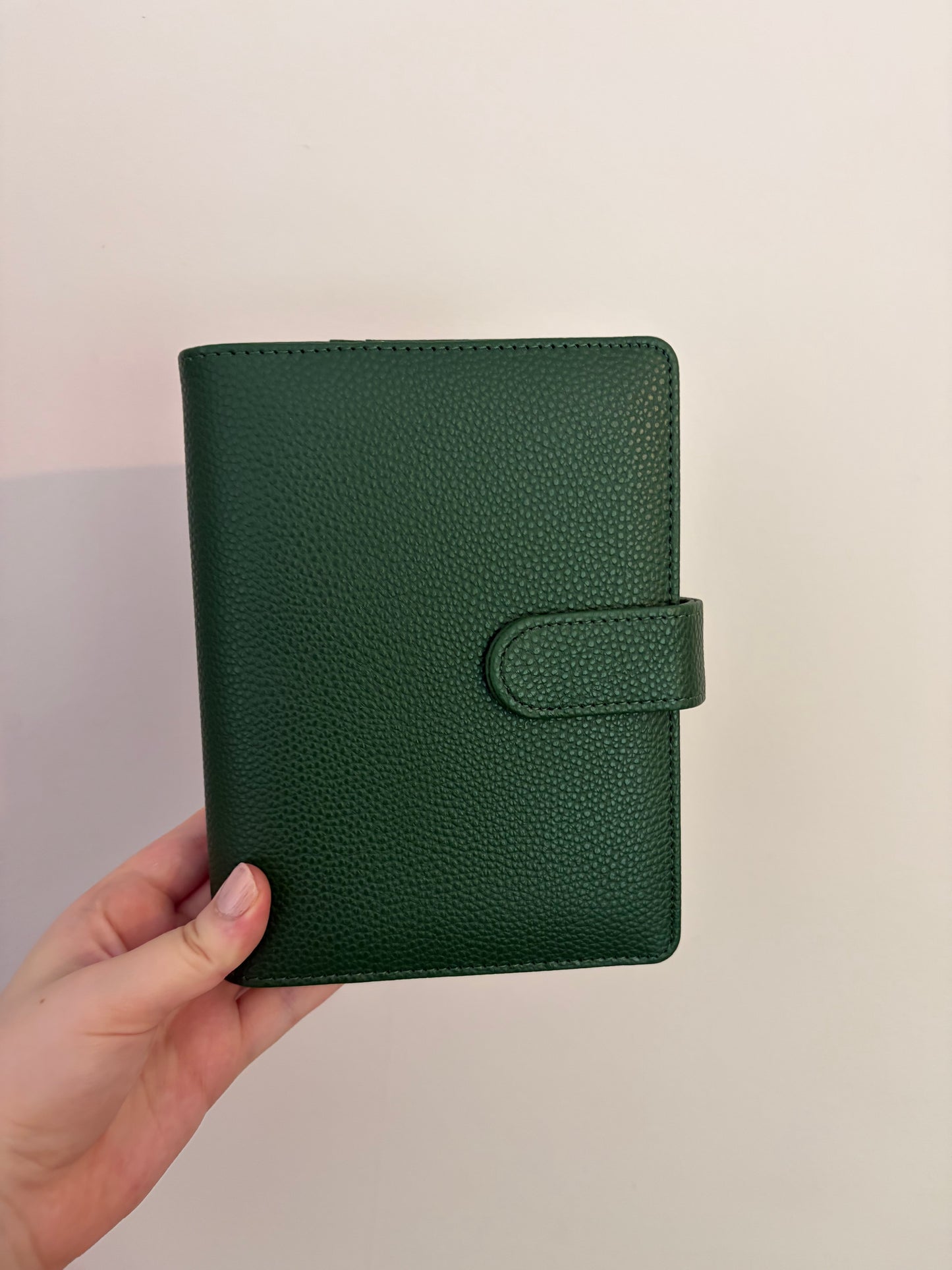 A6 Wide Pebble Binder - Forest Green DISPLAY