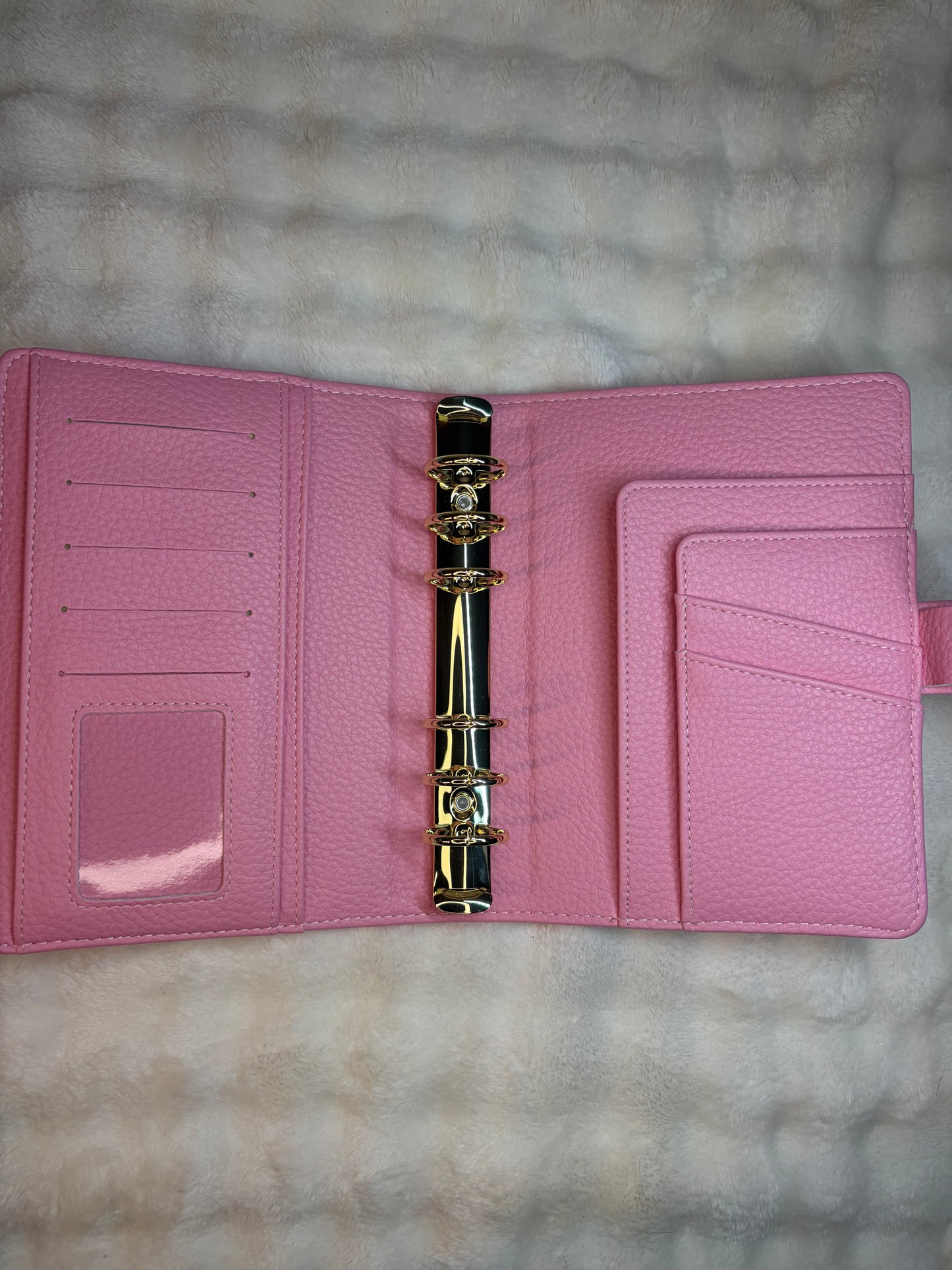 A6 Wide Pebble Binder - Pink