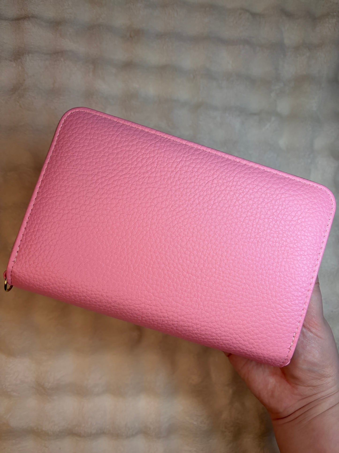 A6 Pebble Purse - Pink