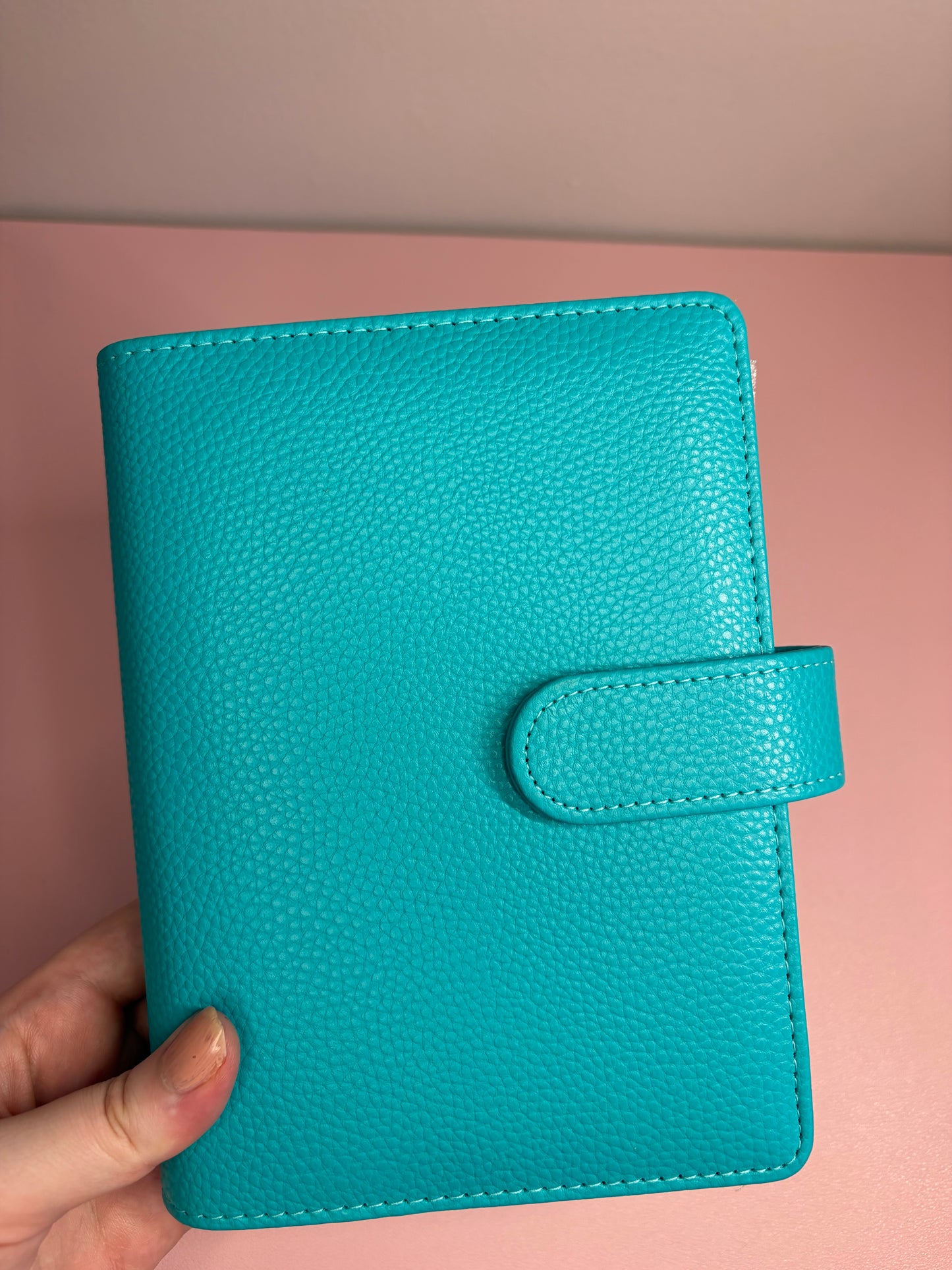 A6 Wide Pebble Binder - Turquoise