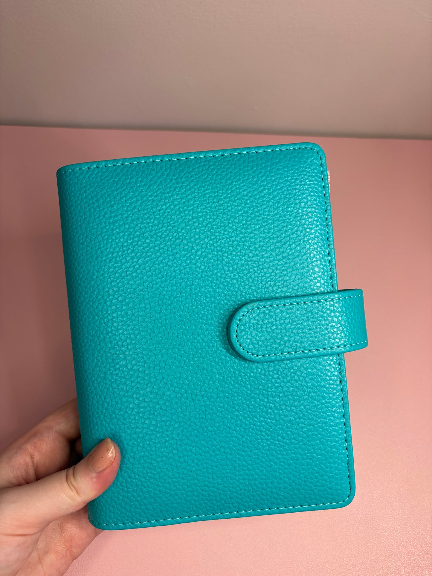 A6 Wide Pebble Binder - Turquoise