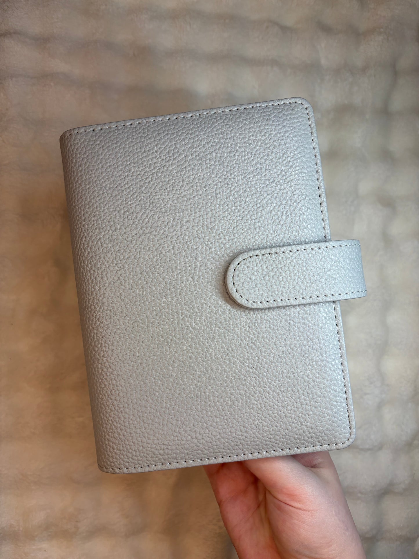 A6 Wide Pebble Binder - Grey