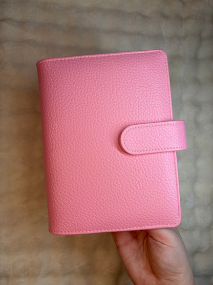 A6 Wide Pebble Binder - Pink