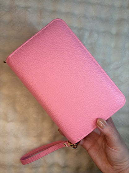 A6 Pebble Purse - Pink
