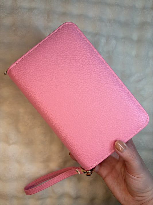 A6 Pebble Purse - Pink