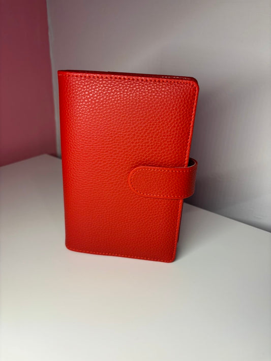 A6 Pebble Binder - Rouge