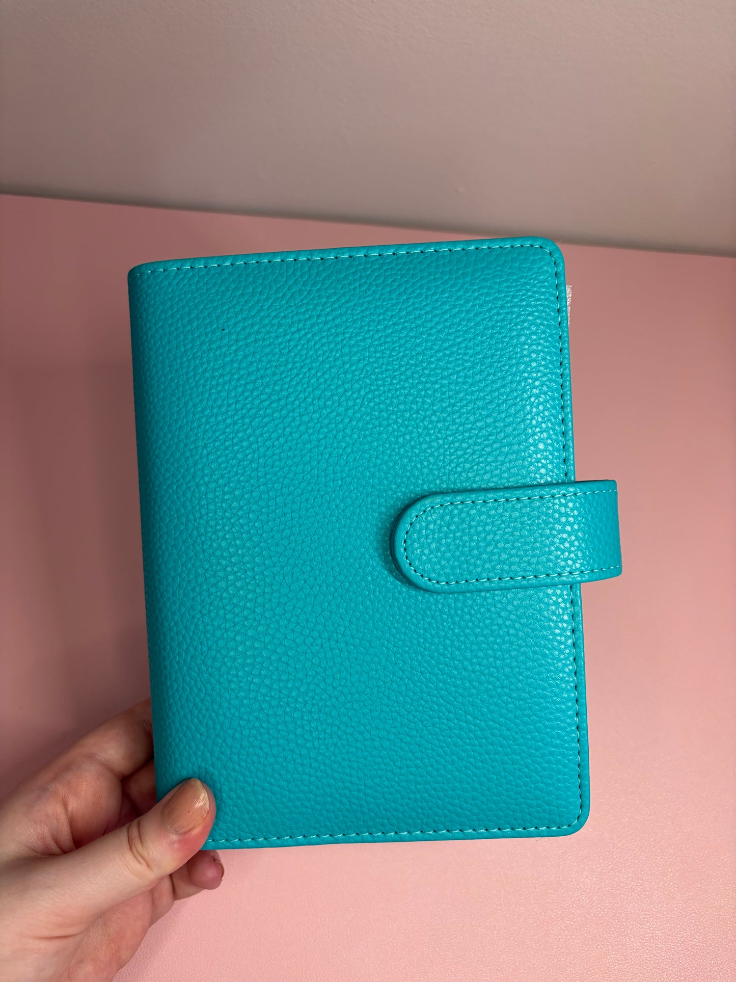 A6 Wide Pebble Binder - Turquoise