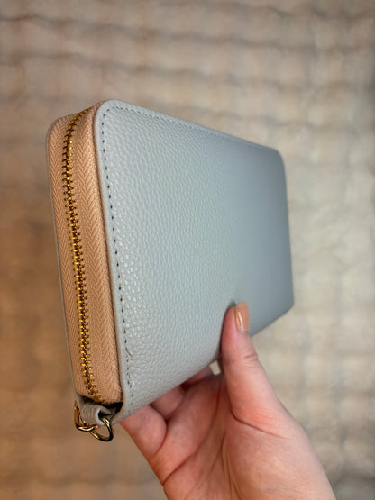 A6 Pebble Purse - Grey
