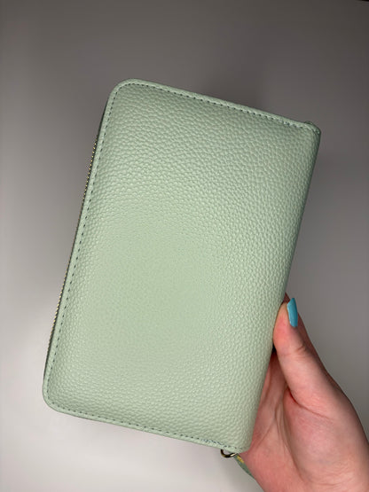 A6 Pebble Purse - Mint