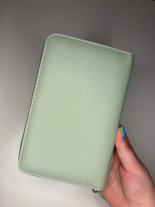 A6 Pebble Purse - Mint
