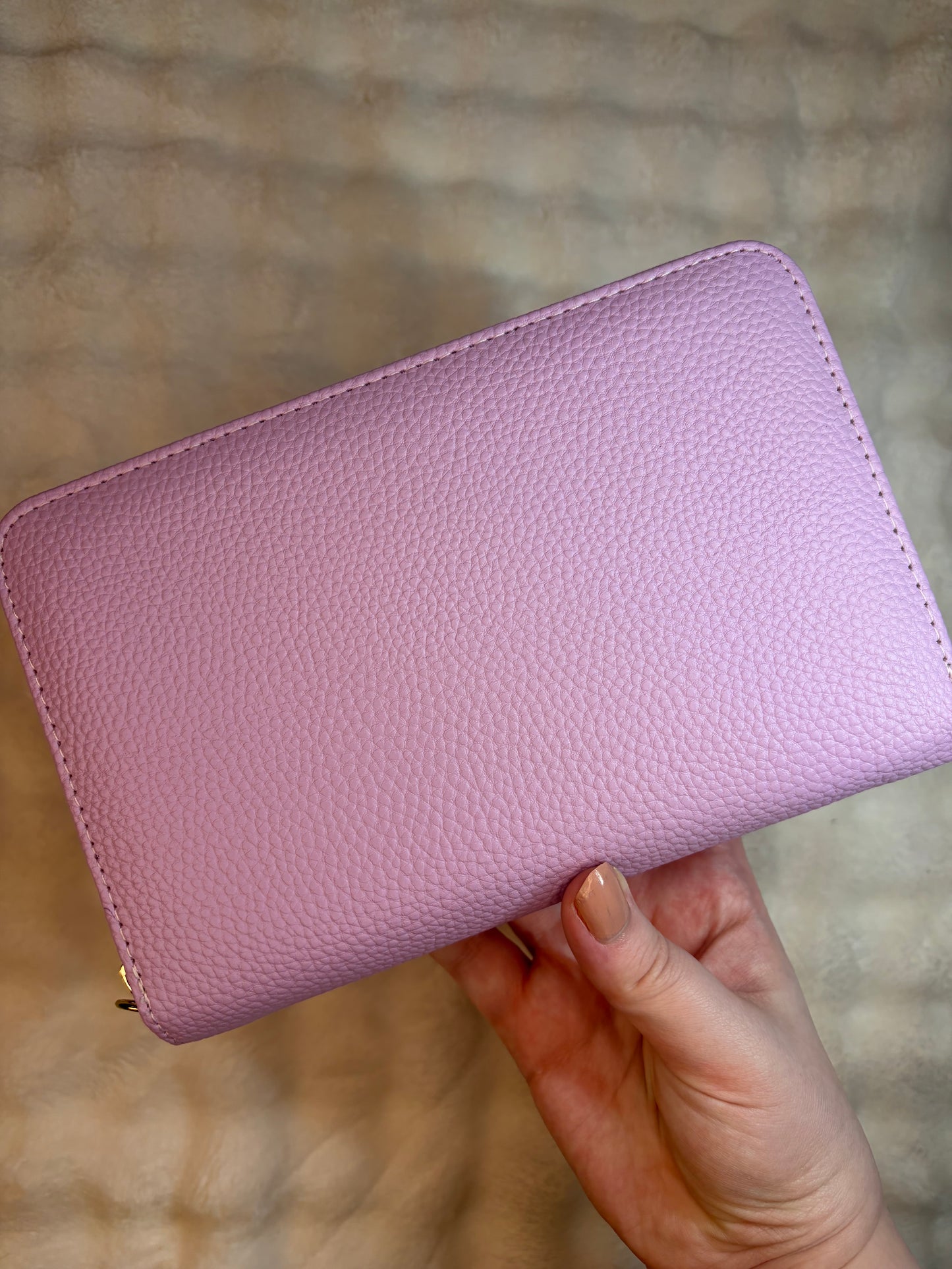 A6 Pebble Purse - Lilac
