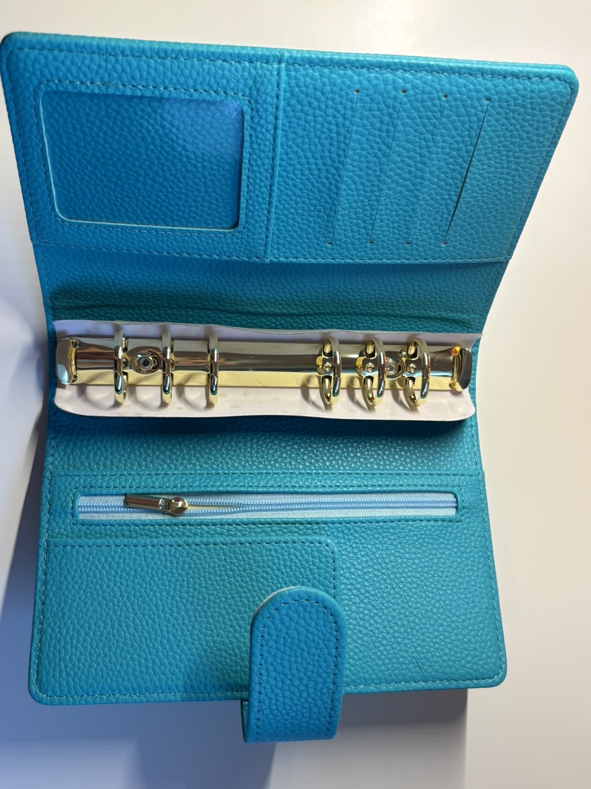 A6 Pebble Binder - Aqua