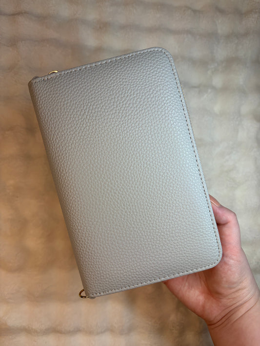 A6 Pebble Purse - Grey