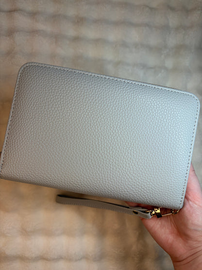 A6 Pebble Purse - Grey