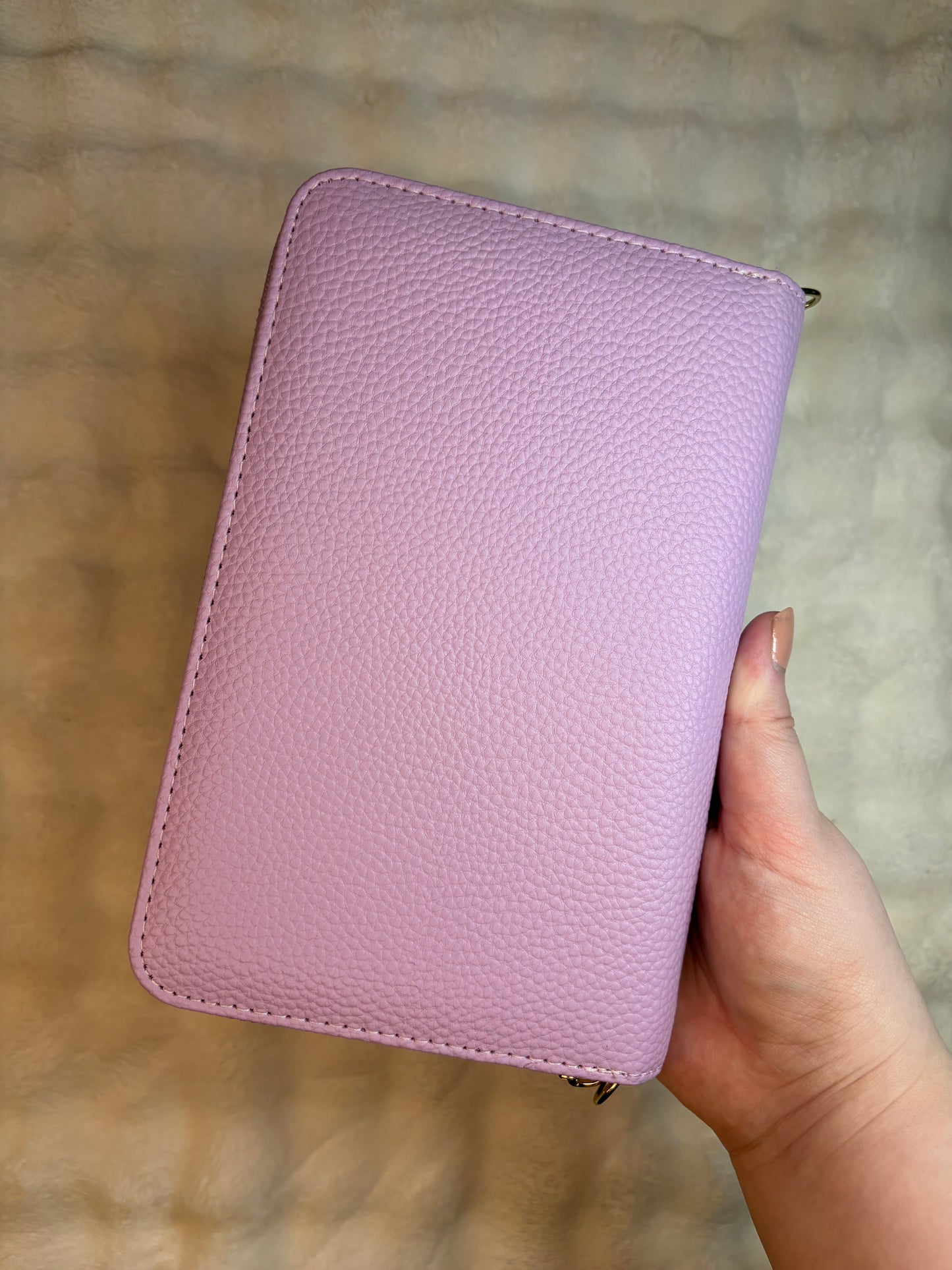 A6 Pebble Purse - Lilac