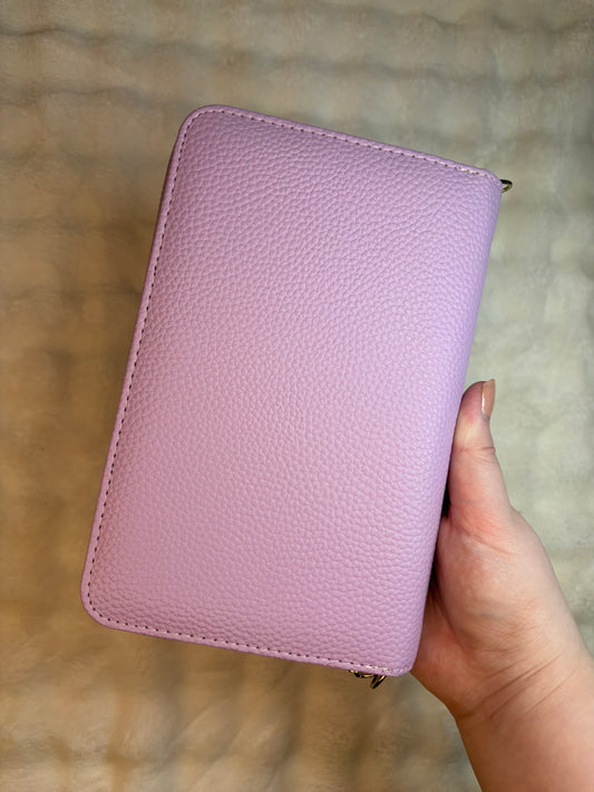 A6 Pebble Purse - Lilac