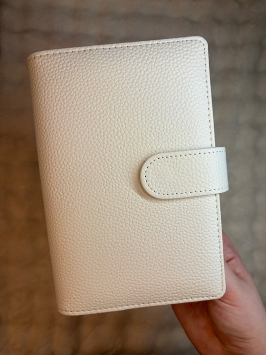 A6 Pebble Binder - White