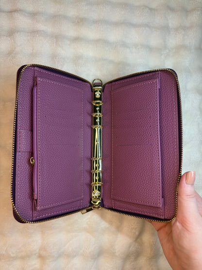 A6 Pebble Purse - Deep Purple