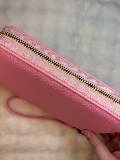A6 Pebble Purse - Pink