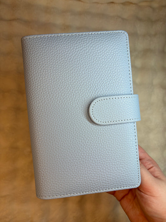A6 Pebble Binder - Baby Blue