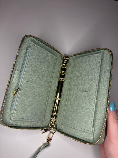 A6 Pebble Purse - Mint