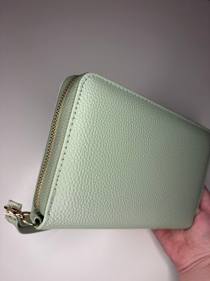 A6 Pebble Purse - Mint