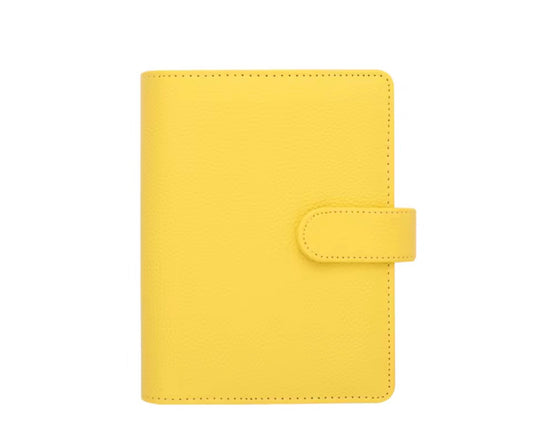 PREORDER A6 Wide Pebble Binder - Yellow