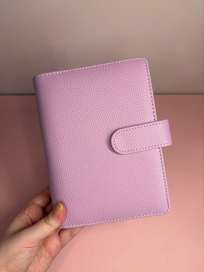 A6 Wide Pebble Binder - Lilac