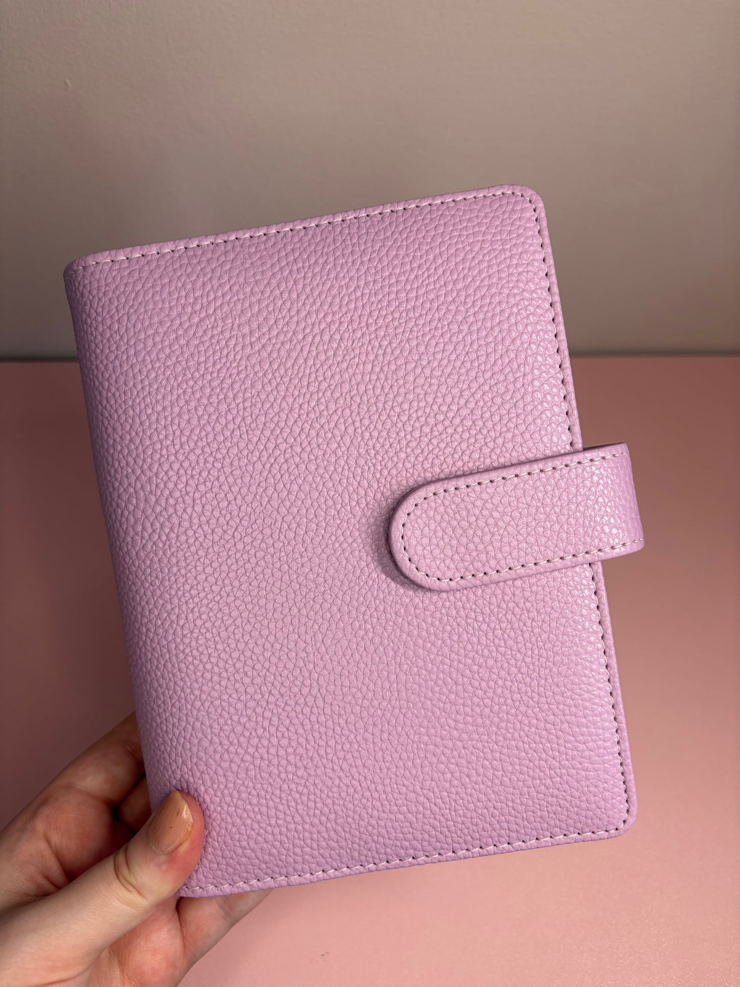 A6 Wide Pebble Binder - Lilac