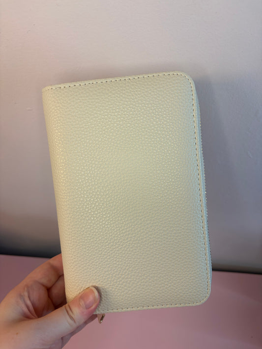 A6 Pebble Purse - Beige