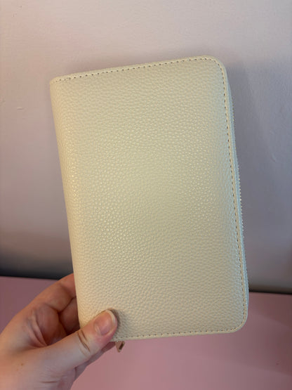 A6 Pebble Purse - Beige